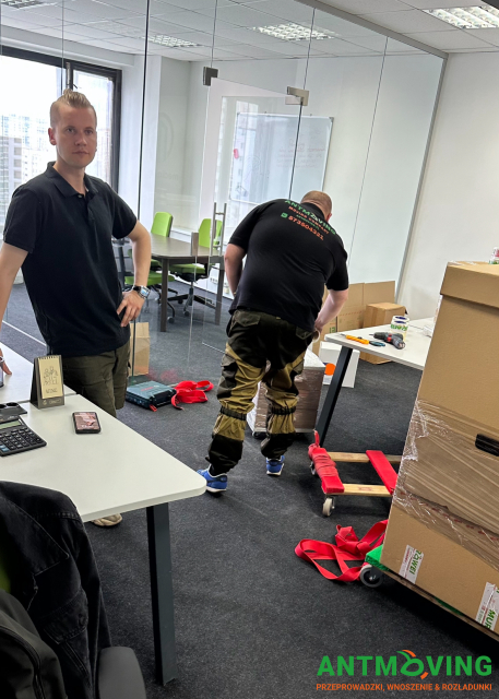 Usługi pakowania i rozpakowywania mienia