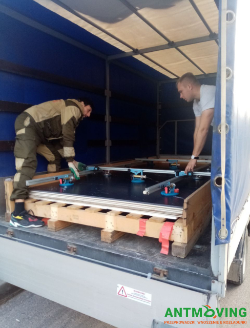 Podnoszenie płytek wielkoformatowych 3200/1600 mm