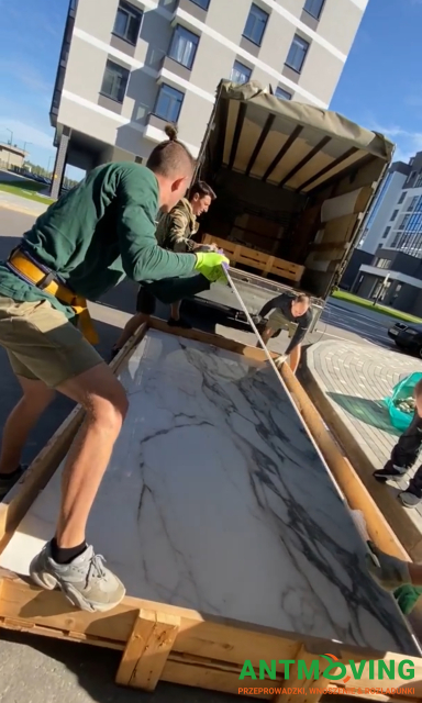 Podnoszenie płytek wielkoformatowych 3200/1600 mm