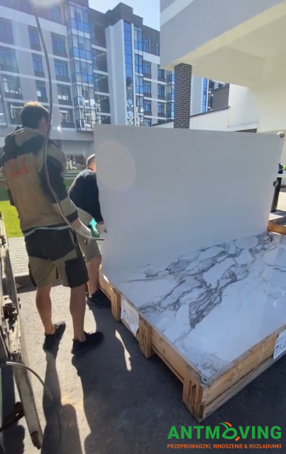 Podnoszenie płytek wielkoformatowych 3200/1600 mm