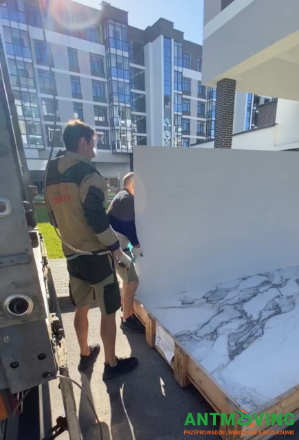 Podnoszenie płytek wielkoformatowych 3200/1600 mm